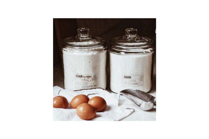 blisshaus countertop jars come in two sizes; \$\14 and \$\18 each. see blisshau 19