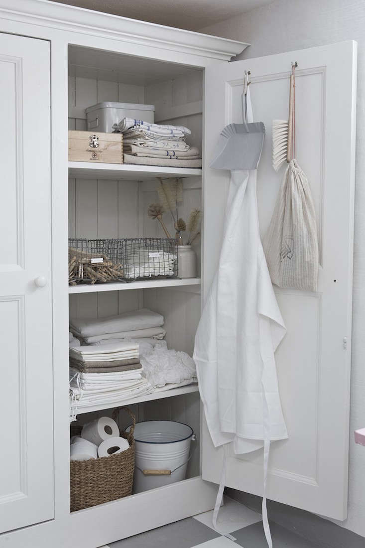 Armoire for linen sales storage