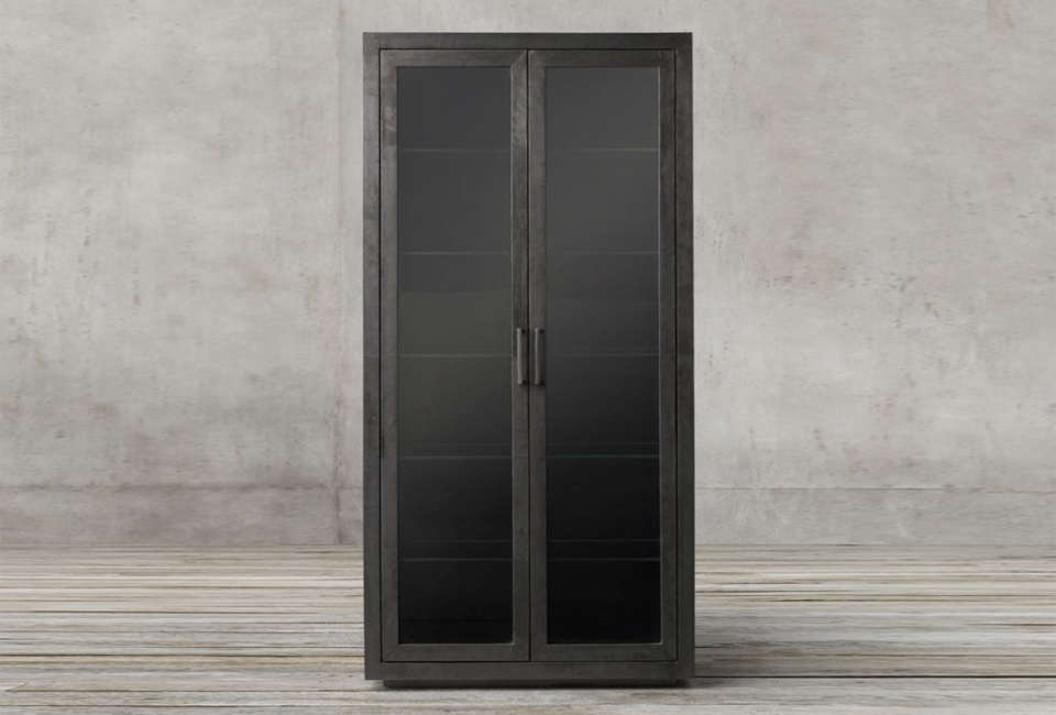 Restoration hardware sales display cabinet