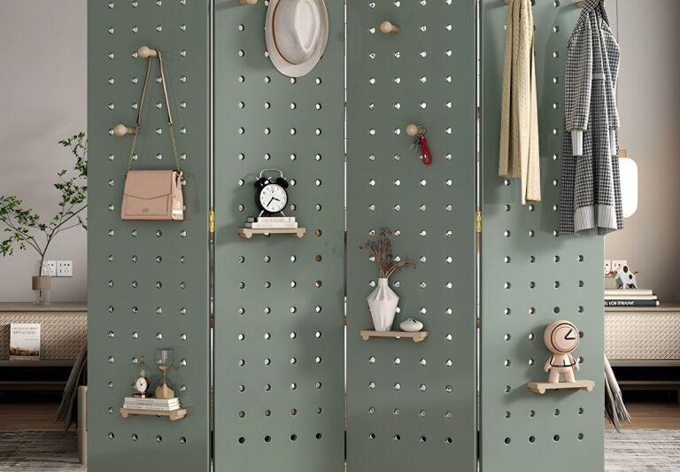 Litfad Indoor Wood Folding Room Divider