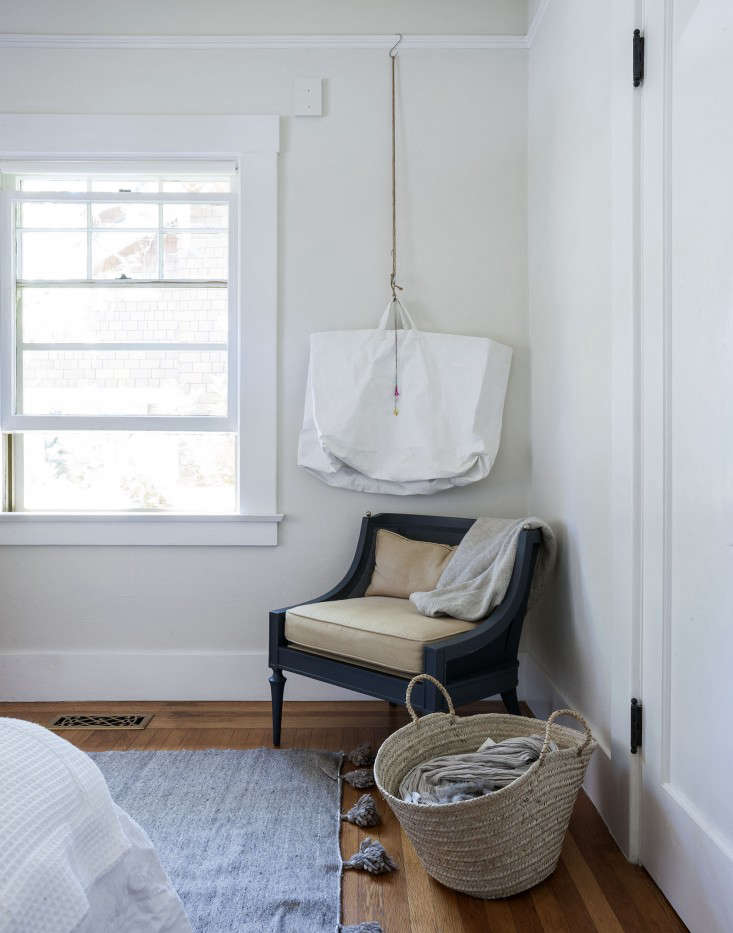 Sarah Bedroom with Hanging Tote Bag