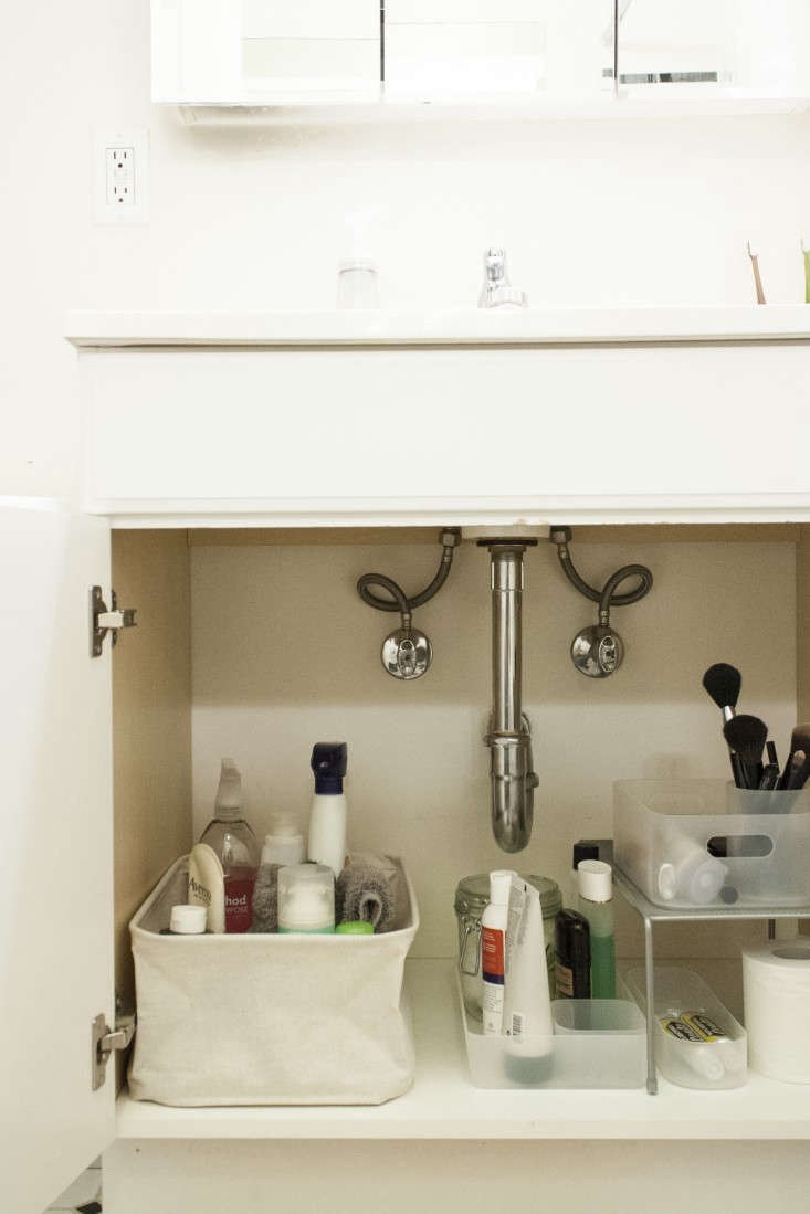A place for everything: My newly tamed under-the-sink cabinet has more storage, and I can put my finger on whatever I’m looking for.