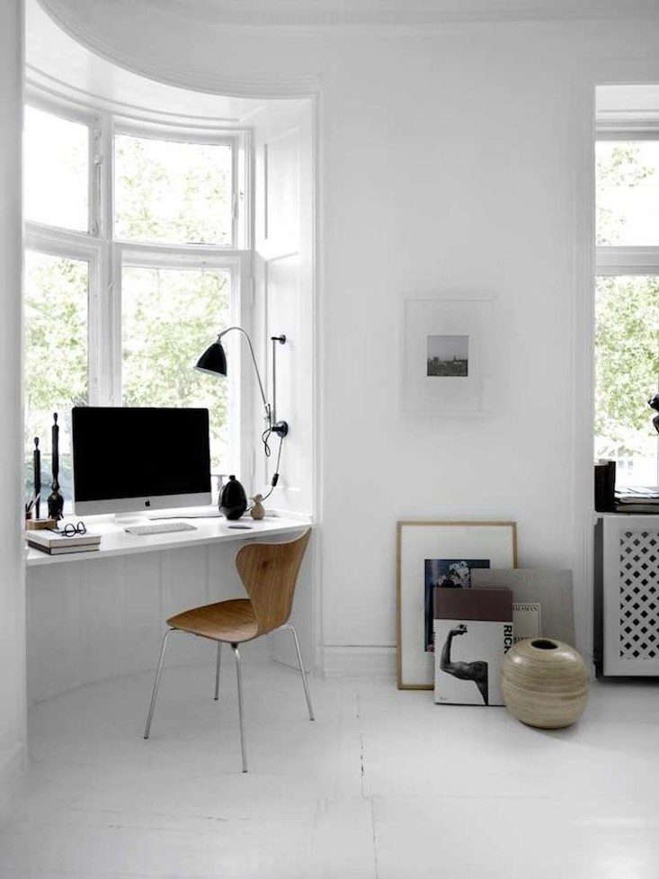 Danish Apartment Window Desk Niche