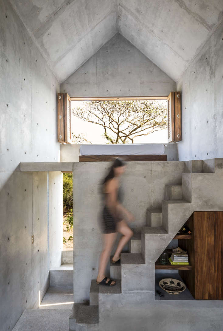 Casa Tiny Airbnb Oaxaca Mexico, Concrete Stairs, Architect Aranza de Ariño, Camila Cossio Photo