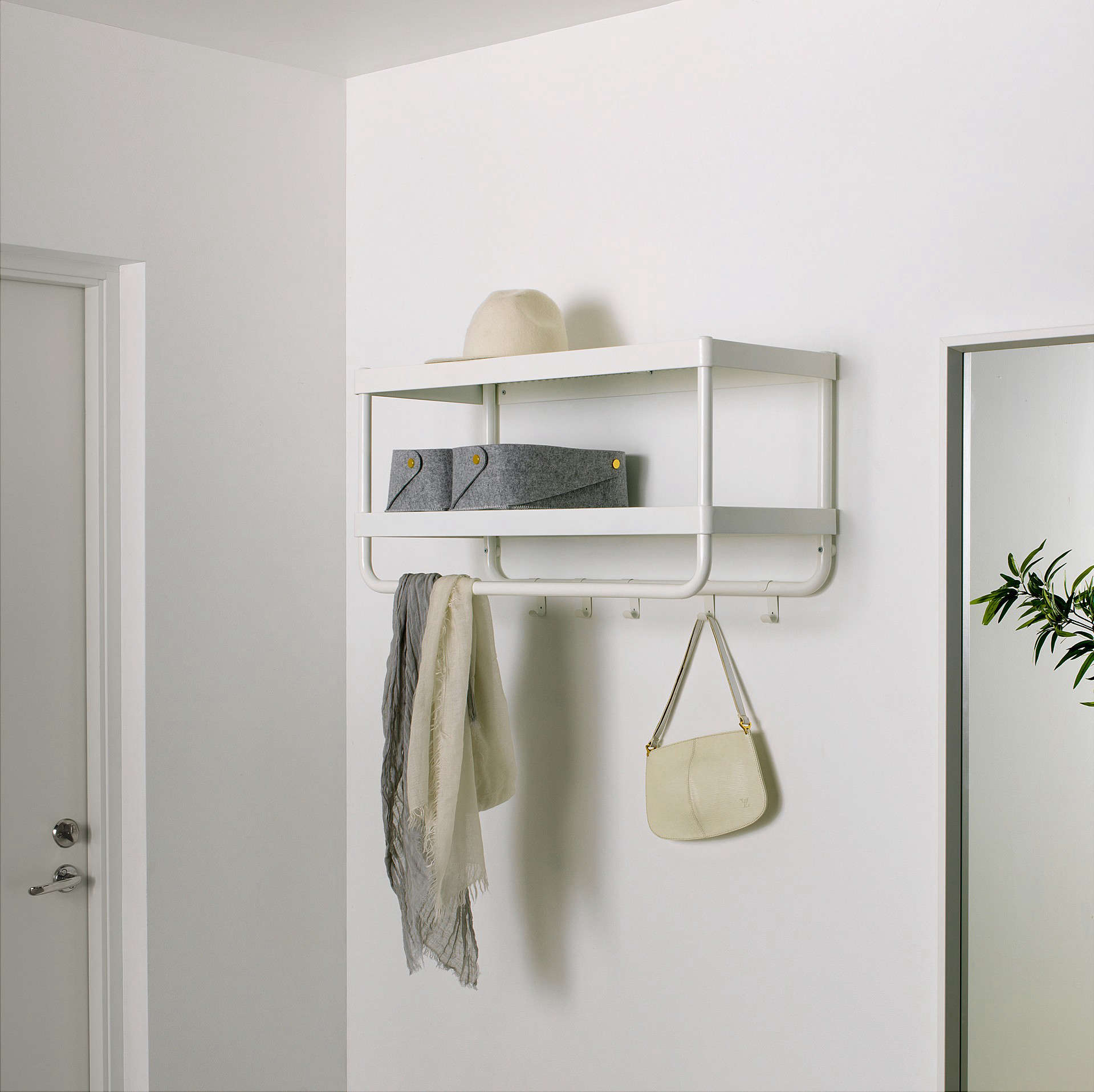 ikea entryway storage solutions for