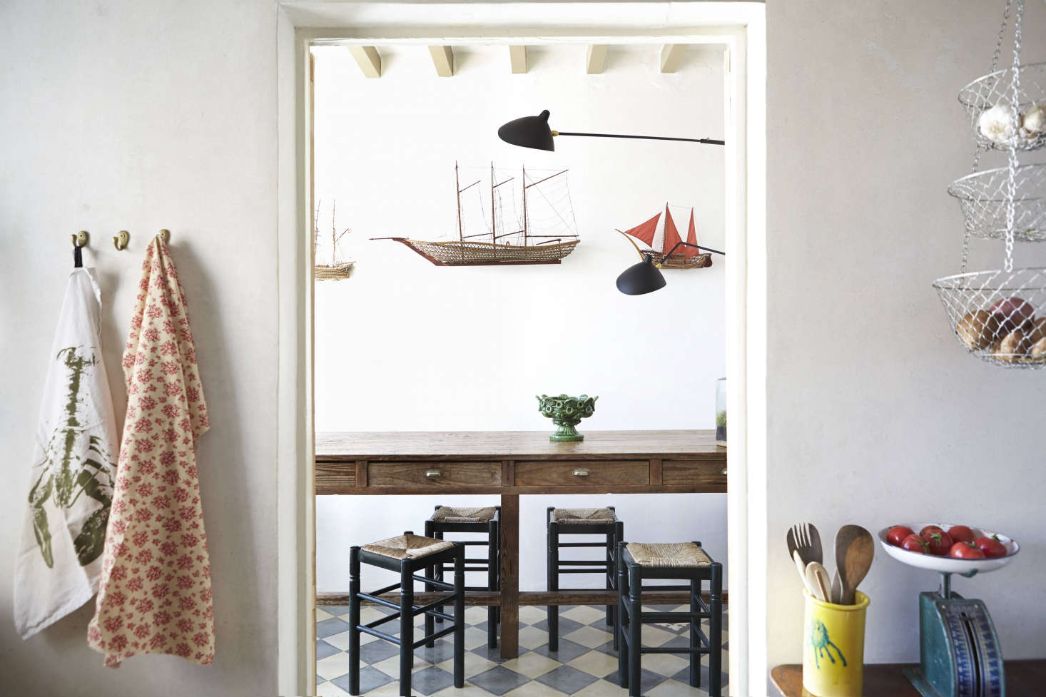 Casa Telmo dining room by Quintana Partners, Menorca, Spain