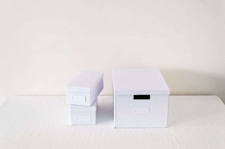 Ikea Tjena Series Boxes as part of the Remodelista Storage 75 Series