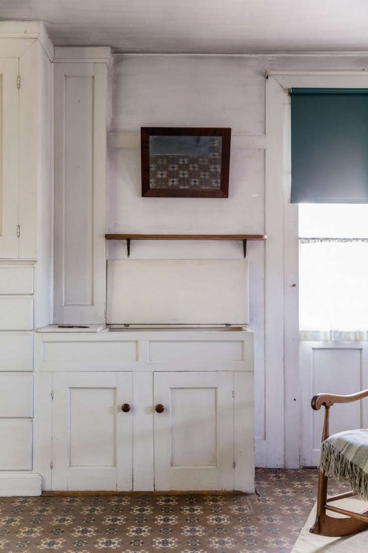Washbasin in Bedroom at Canterbury Shaker Village, Photo by Erin Little