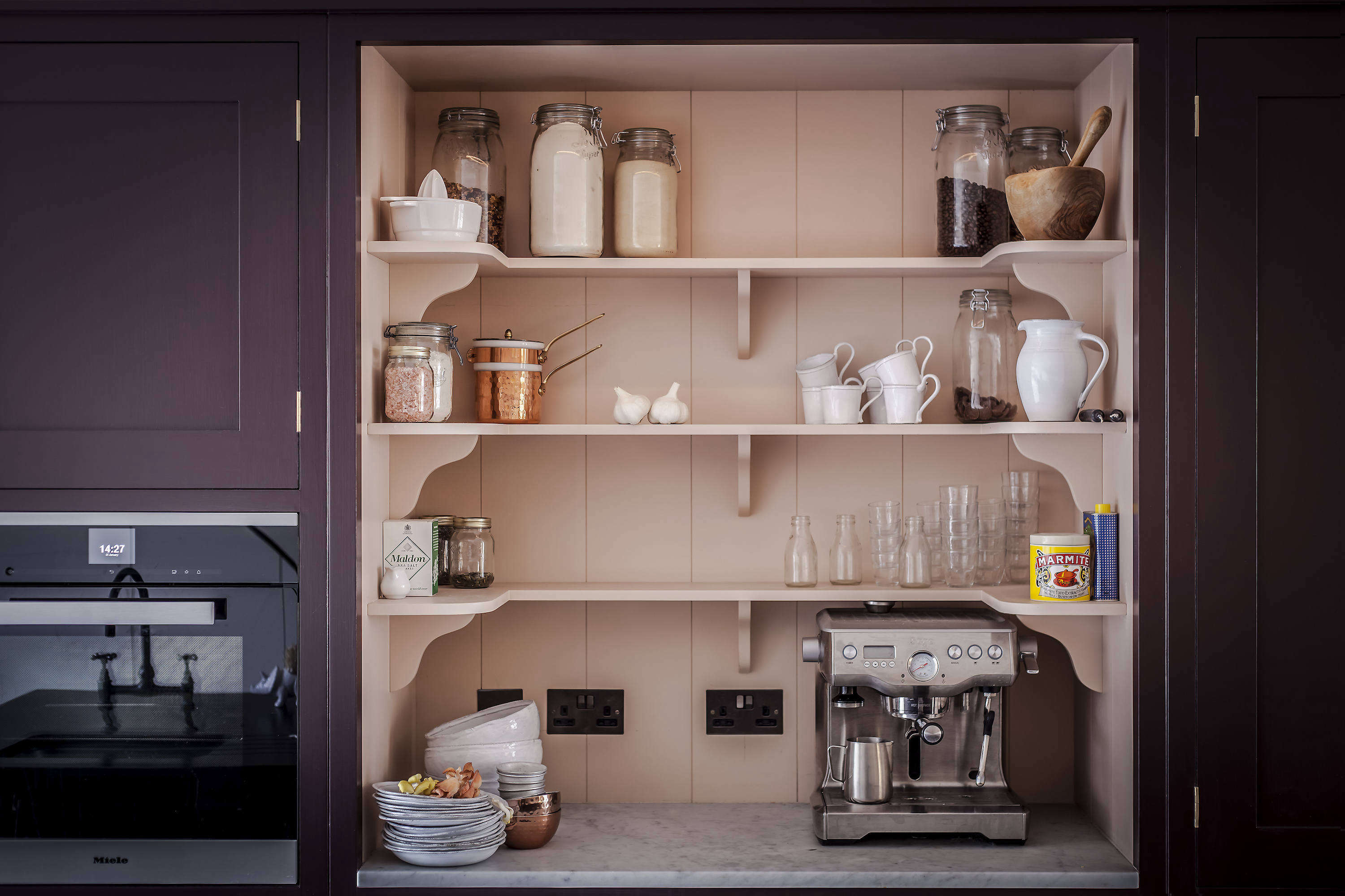 Brit Kitchen Design Firm, Build Shelves Above Kitchen Cabinets