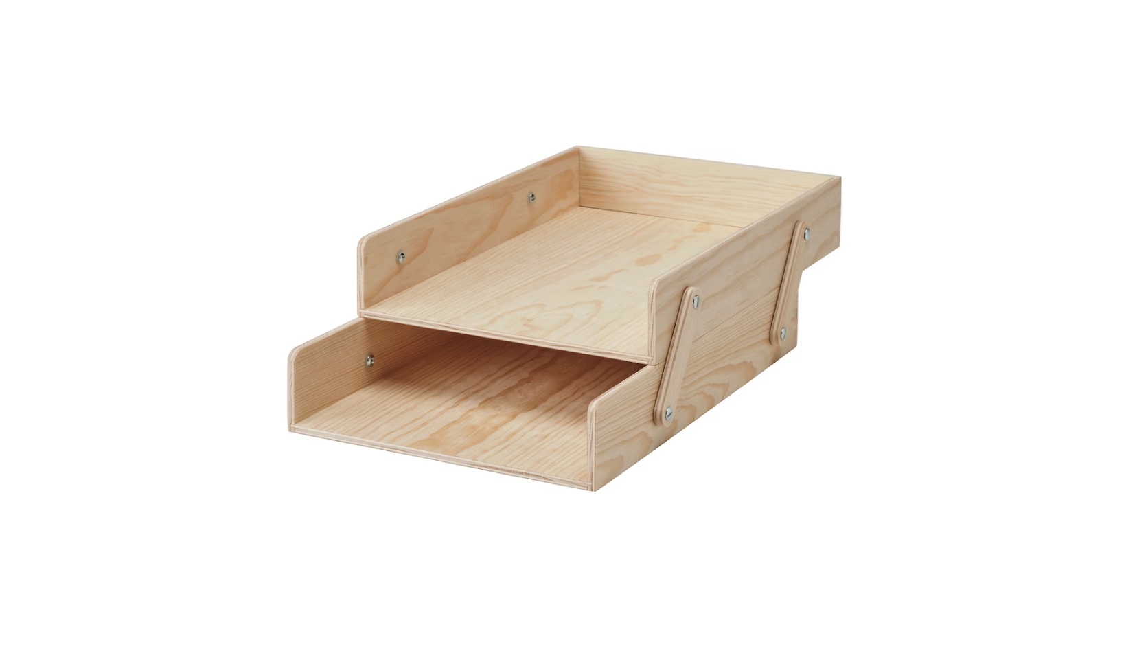 The Klammemacka Letter Tray is made of plywood; $14.99.